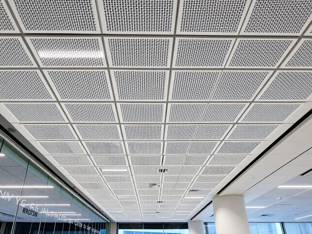 Acoustic ceiling grid