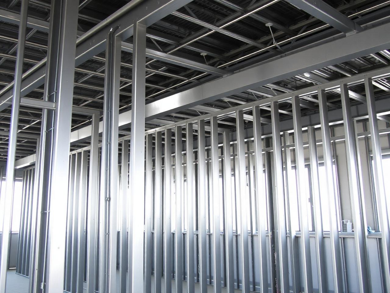 Steel stud framing